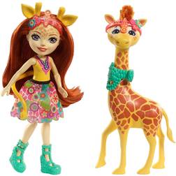 Mattel Enchantimals Gillian Giraffe Doll & Pawl