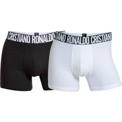 CR7 Cotton Boxer 2-pack - Black/White