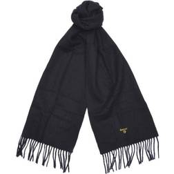 Barbour Plain Lambswool Scarf - Black