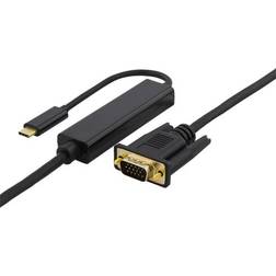 Deltaco Gold USB C-VGA 5m