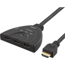 Deltaco HDMI-3HDMI 2.0 M-F 0.5m