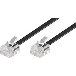 Goobay Modular 6P4C Flat RJ11-RJ11 6m