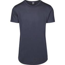 Urban Classics Shaped Long Tee - Navy