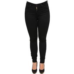 Levi's Mile High Super Skinny Jeans - Black Galaxy