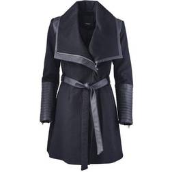 RockandBlue Funnel Coat - Black