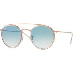 Ray-Ban Round Double Bridge Sunglass RB3647N 90683F