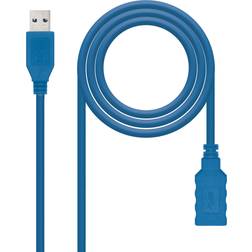 Nanocable USB A-USB A M-F 3.0 1m