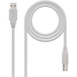 Nanocable USB A-USB B 2.0 1m