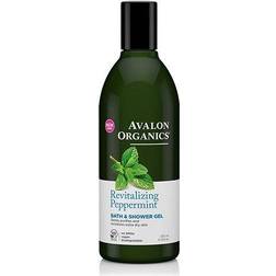 Avalon Organics Revitlizing Bath & Shower Gel Peppermint 12fl oz