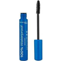 Rimmel 100 % Waterproof máscara de pestañas resistente al agua tono 001 Black Black 8 ml