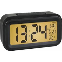 TFA Dostmann 60.2018.01 despertador Reloj despertador analógico Negro