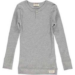 MarMar Copenhagen Rib T-Shirt - Gray Melange