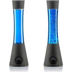 InnovaGoods Flow Lamp Glitter Lamp with Speaker Lavalampe