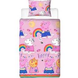 Peppa Pig Hooray Single Duvet Cover Set 53.2x78.7"