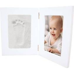 Xplorys Happy Hands Double Frame set para la huella del bebé White 36,7 cm x 23,7 cm