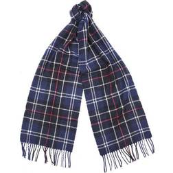 Barbour Tartan Lambswool Scarf - Navy/Red