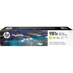 HP 981X High Yield Ink Cartridge - Yellow