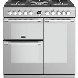 Stoves Sterling Deluxe S900DF Black, Stainless Steel