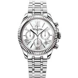 Thomas Sabo Chronograaf Sterling Silver WA0253-201-201-38 mm Zilver