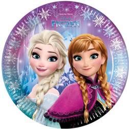 Disney Plates Frost Blue 8-pack