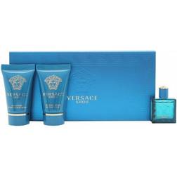 Versace Eros Gavesæt EdT 5ml + Shower Gel 25ml + After Shave Balm 25ml