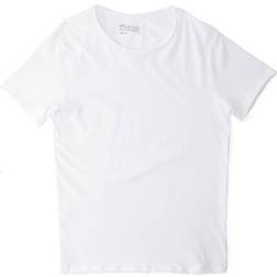 Bread & Boxers Camiseta cuello relax algodón blanca Hombre