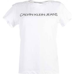Calvin Klein Core Institutional Logo Slim Top - Valkoinen
