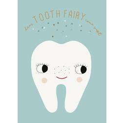 OYOY Tooth Fairy Poster 50x70cm