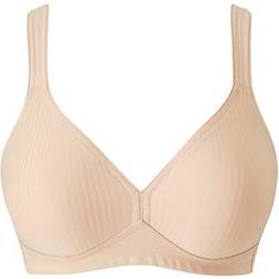 Triumph Modern Soft Cotton Non Wired Bra - Neutral Beige