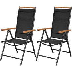 vidaXL 42798 2-pack Trädgårdsmatstol