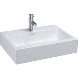 Laufen Living City Lavabo Mural H8174340001041 3 Hahnlöcher Mit Überlauf 600 x 460 mm Weiß