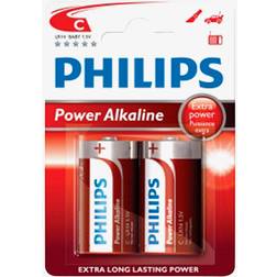 Philips 2x LR14 C batterijen