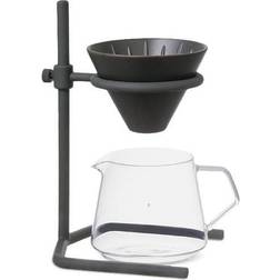 Kinto Handfilter Kaffee Set Schwarz 4 Tassen