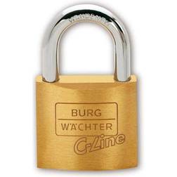 BURG WÄCHTER 3001 Cadenas 30.00 mm Fermeture Différente Laiton Avec Serrure à Clé