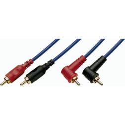 Monacor AC-152 2RCA-2RCA Angled 1.5m