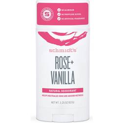 Schmidt's Rose + Vanilla Deo Stick 92g