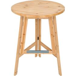 tectake Mange Debout En Bois Haute Pliable 79x110 cm Table de Bar d'Extérieur