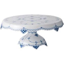 Royal Copenhagen Blue Fluted Half Lace Cake Plate 31cm