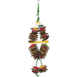 Trixie Wooden Toy with Sisal Rop