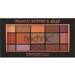 Technic X 15 Eyeshadow Palette Peanut Butter & Jelly