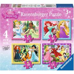 Ravensburger Disney Princess 4 in a Box 72 Brikker