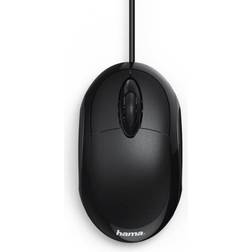 Hama MC-100 Mouse USB Ottico Nero 3 Tasti 1000 dpi