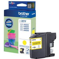 Brother Inktcartridge LC-221Y - Geel