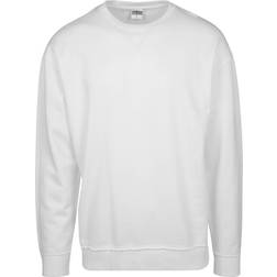 Urban Classics Oversized Open Edge Crewneck - White