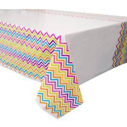 Unique Party Table Cloth Rainbow Chevron