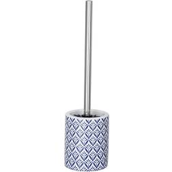 Wenko Lorca Brosse WC Noire Ø 10 x 39 cm Bleu