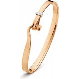 Georg Jensen Torun Bracelet - Rose Gold/Diamonds