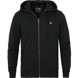 Lyle & Scott Zip Through Hoodie - True Black