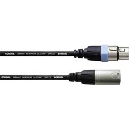 Cordial XLR-XLR M-F 1m