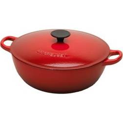 Le Creuset Cerise Classic Cast Iron med låg 32cm